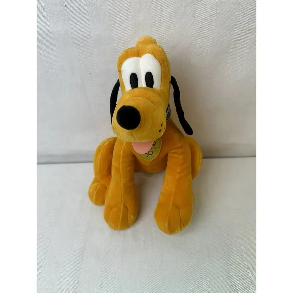 Walt Disney World 50th Anniversary Pluto Plush Collectable Stuffed Animal 12